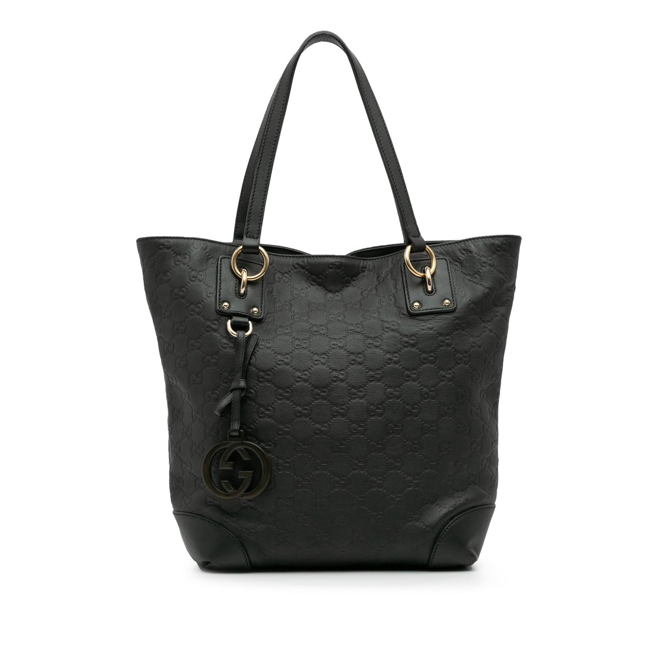 Gucci Medium Guccissima Charm Tote Groen