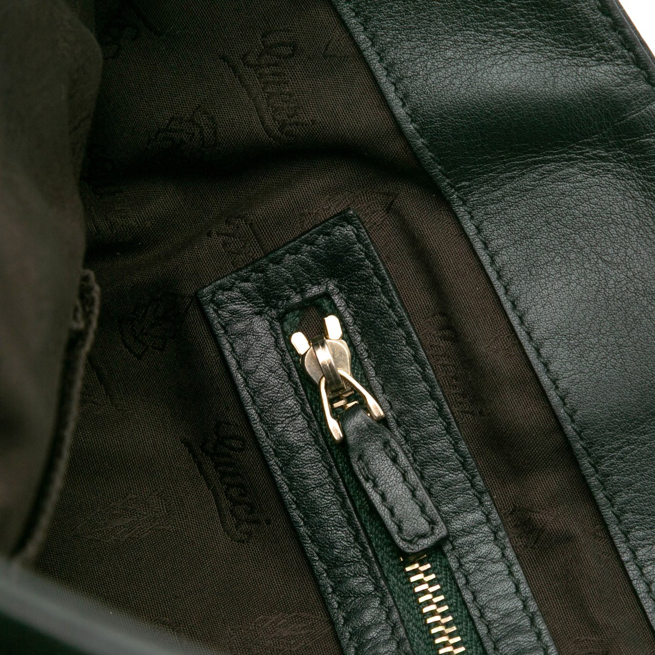 Gucci Medium Guccissima Charm Tote Groen