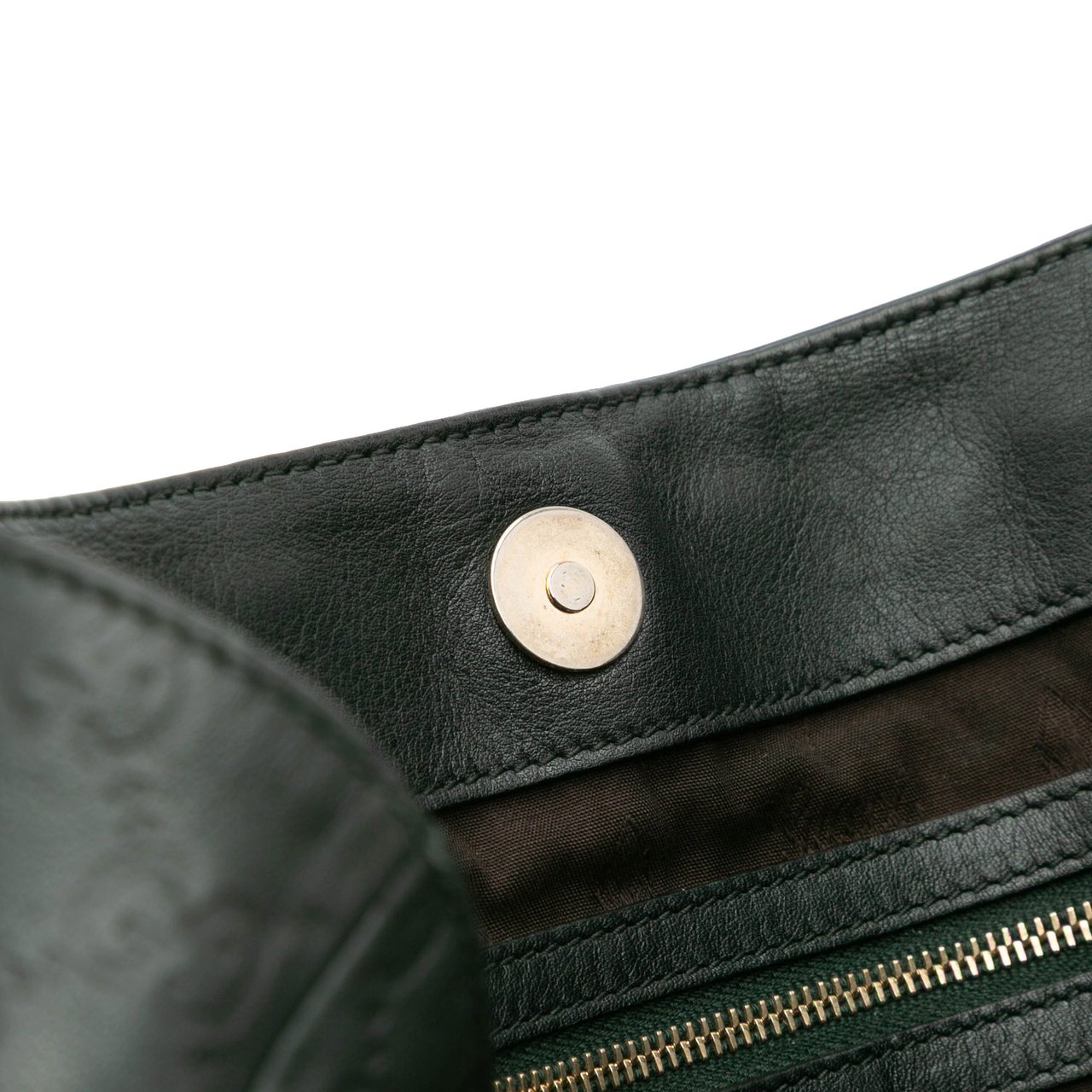 Gucci Medium Guccissima Charm Tote Groen