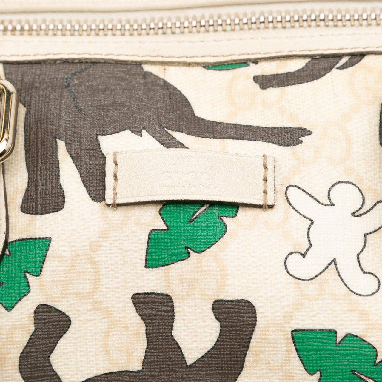Gucci Limited Edition GG Supreme Joy Snowman In Africa Bruin