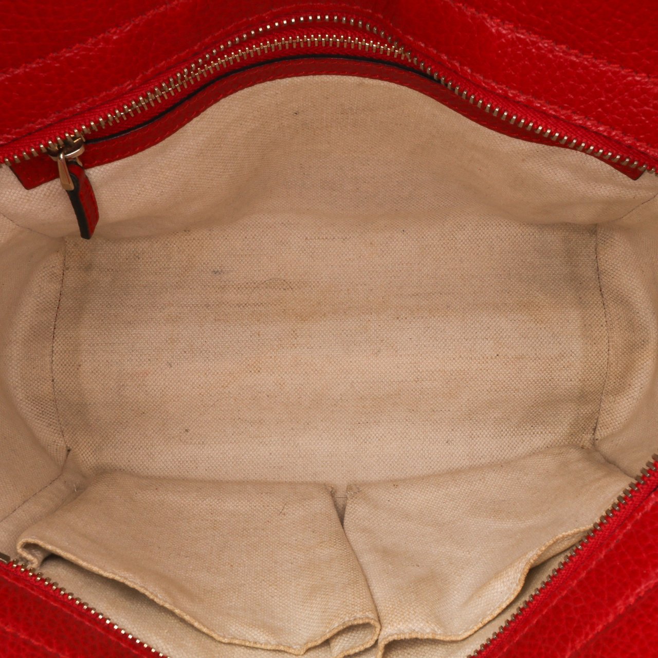 Gucci Mini Leather Swing Satchel Rood