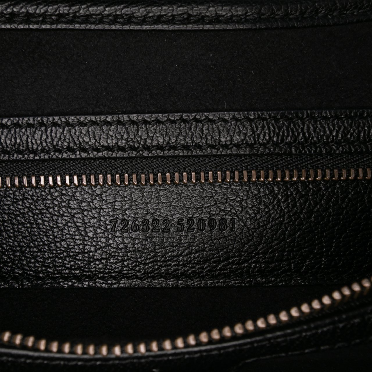 Gucci Medium Leather Aphrodite Satchel Zwart