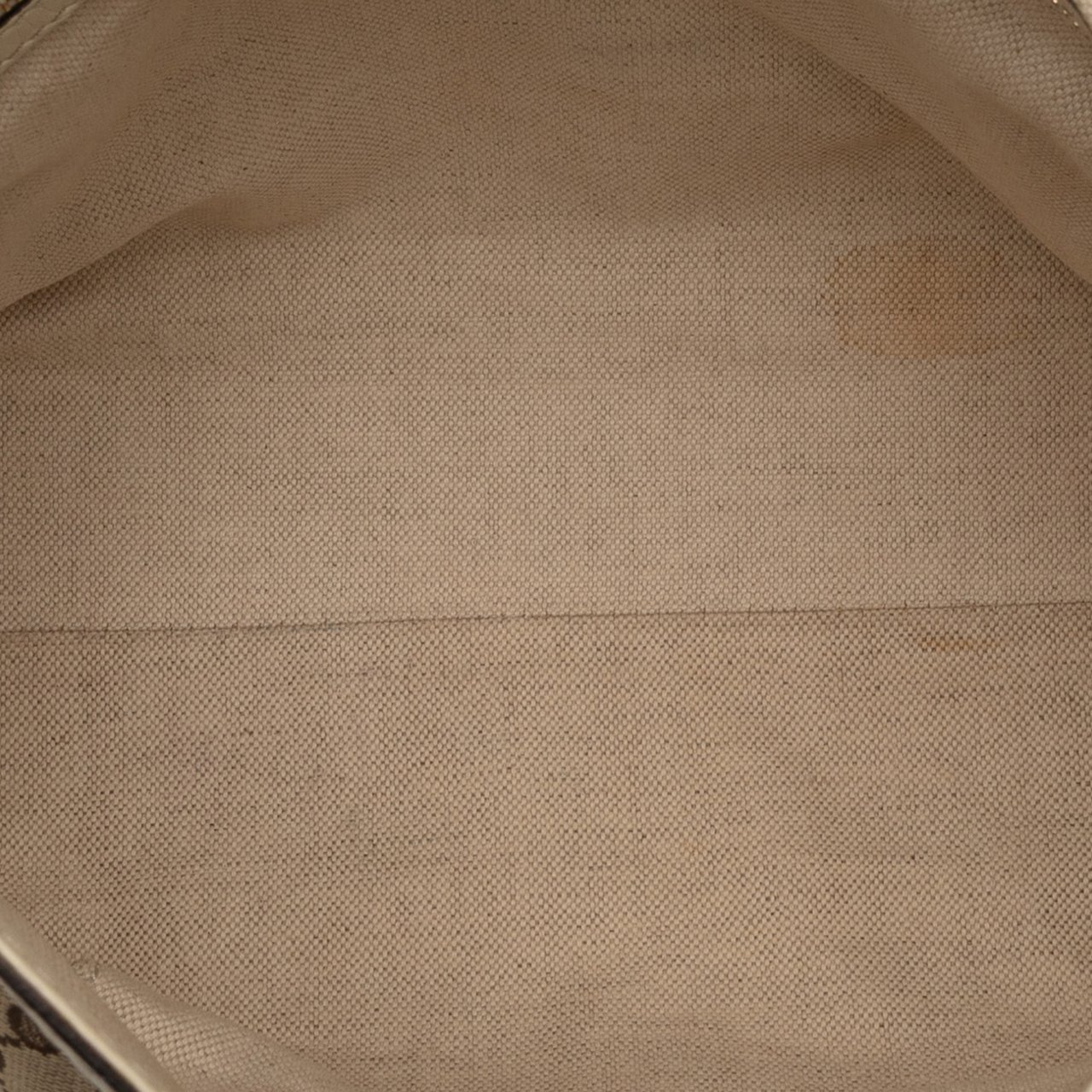Gucci GG Canvas Bella Flap Satchel Bruin