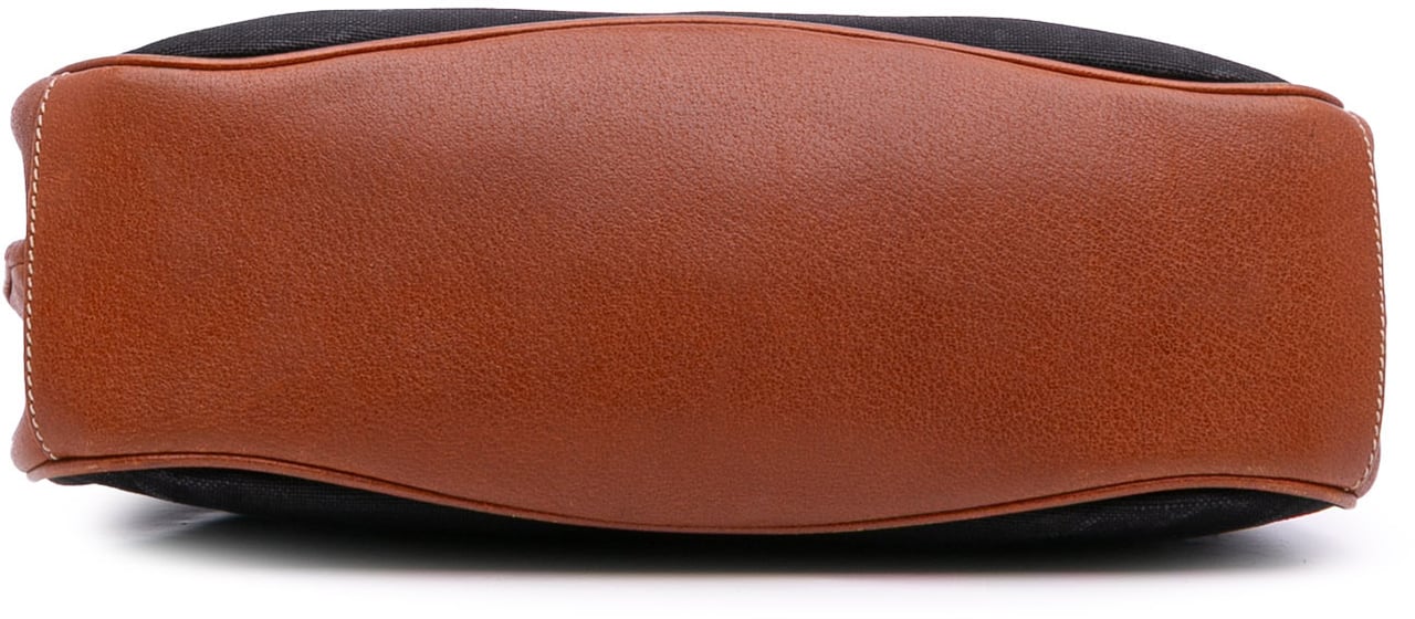 Gucci Canvas Bamboo Handbag Zwart