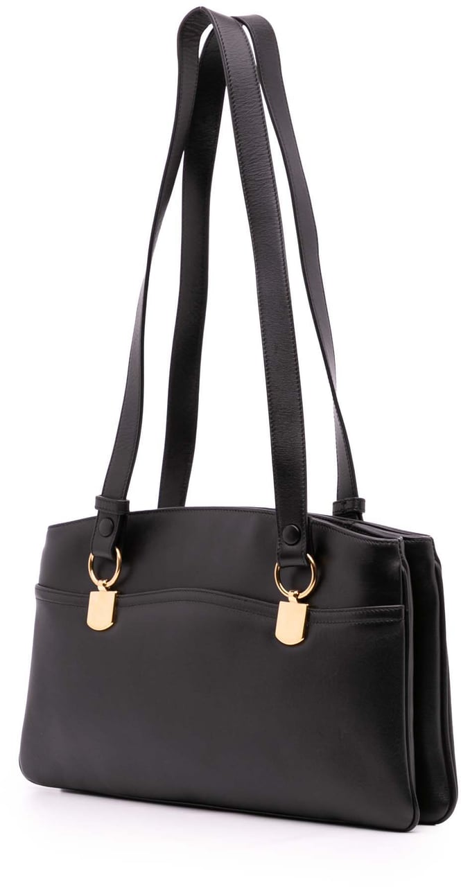 Gucci Leather Arli Shoulder Bag Zwart