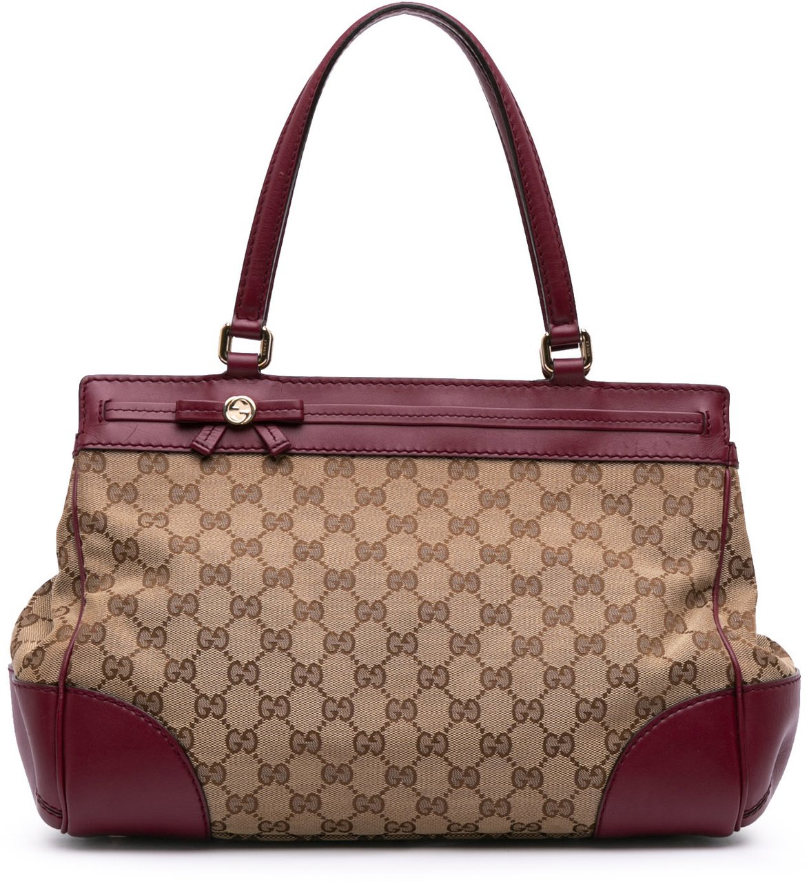 Gucci GG Canvas Mayfair Tote Bruin