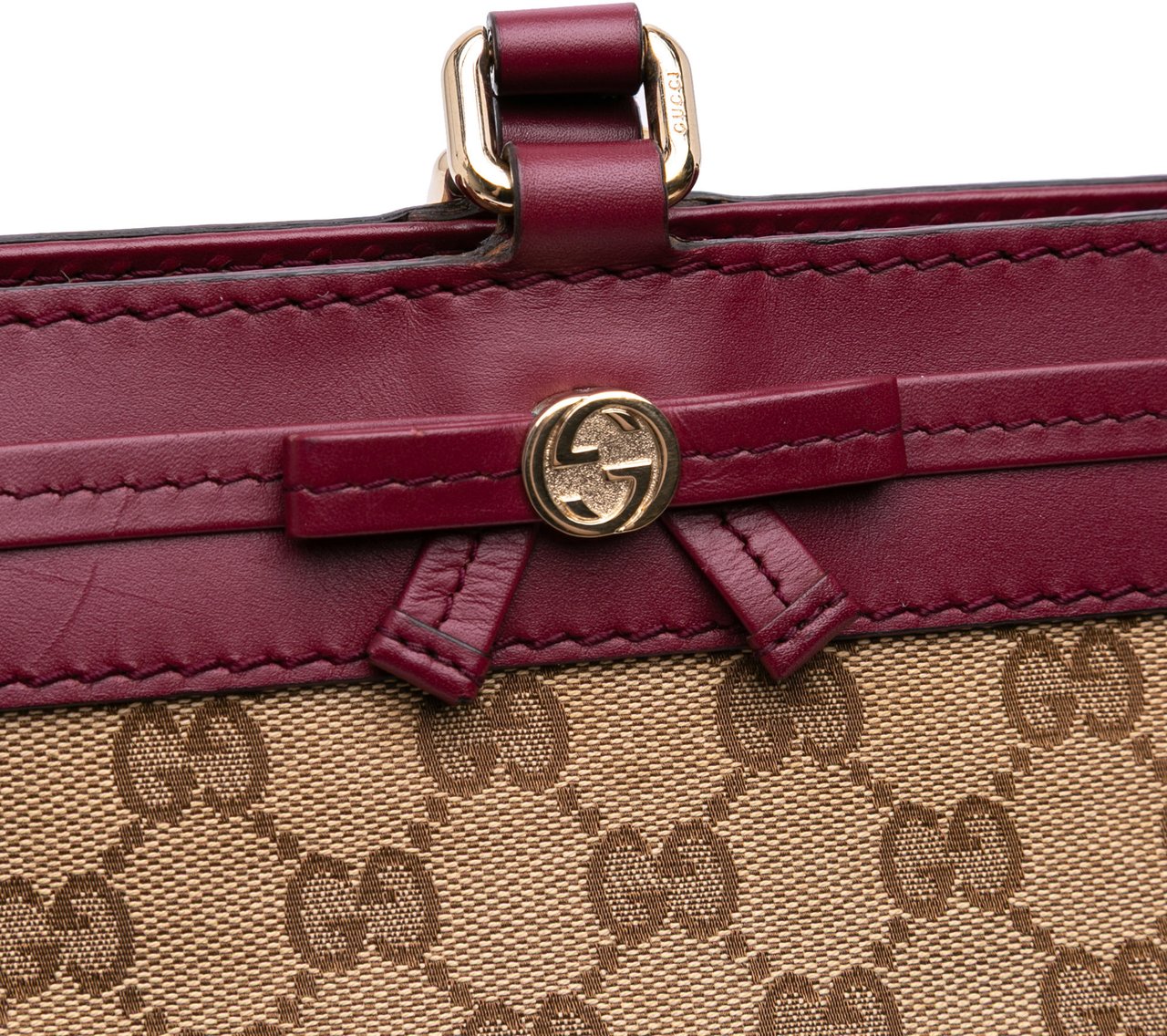 Gucci GG Canvas Mayfair Tote Bruin