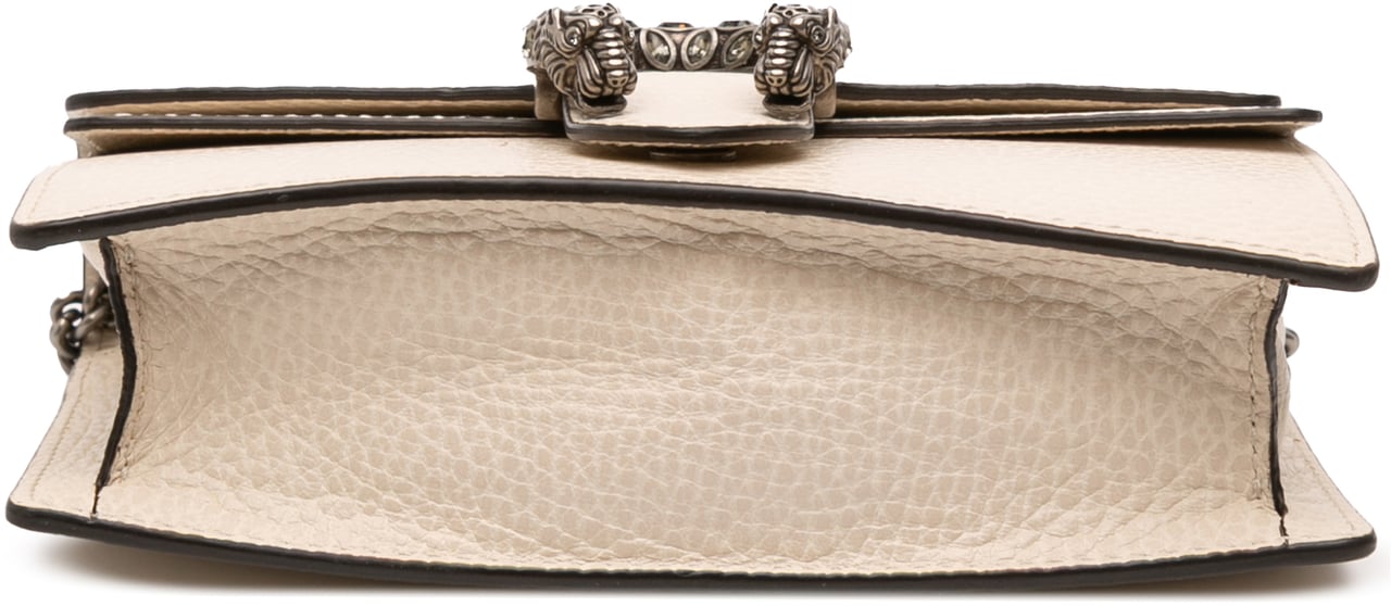 Gucci Mini Dionysus Leather Crossbody Wit
