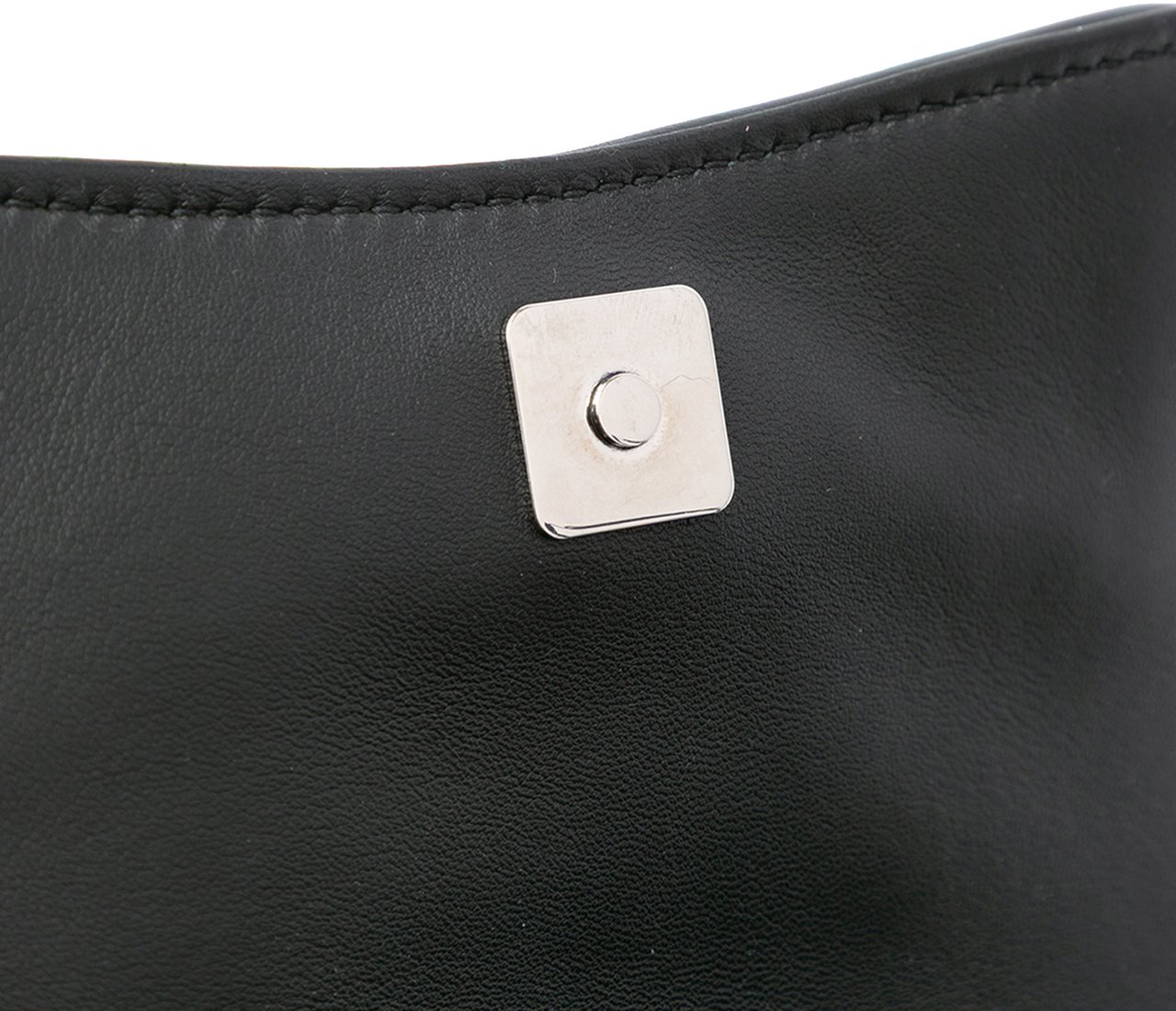 Gucci Small Leather Horsebit Chain Satchel Zwart