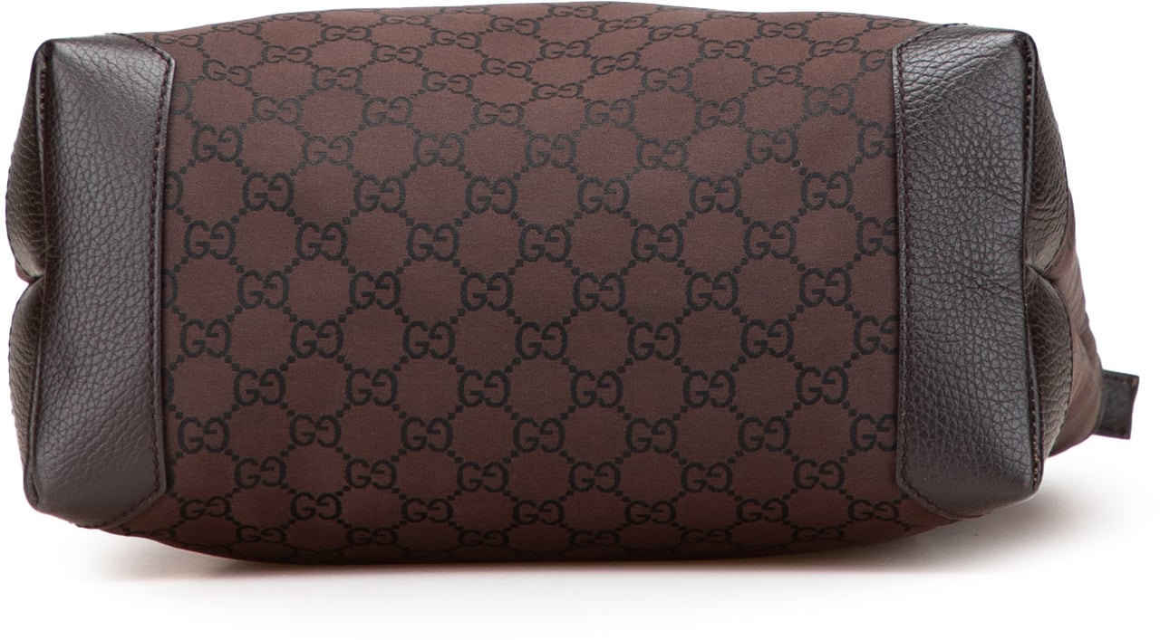 Gucci GG Canvas Tote Bruin