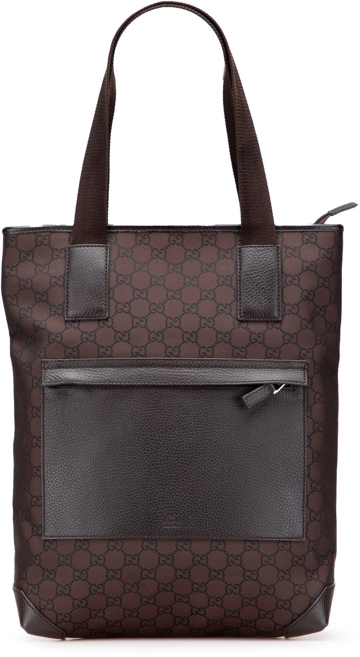 Gucci GG Canvas Tote Bruin