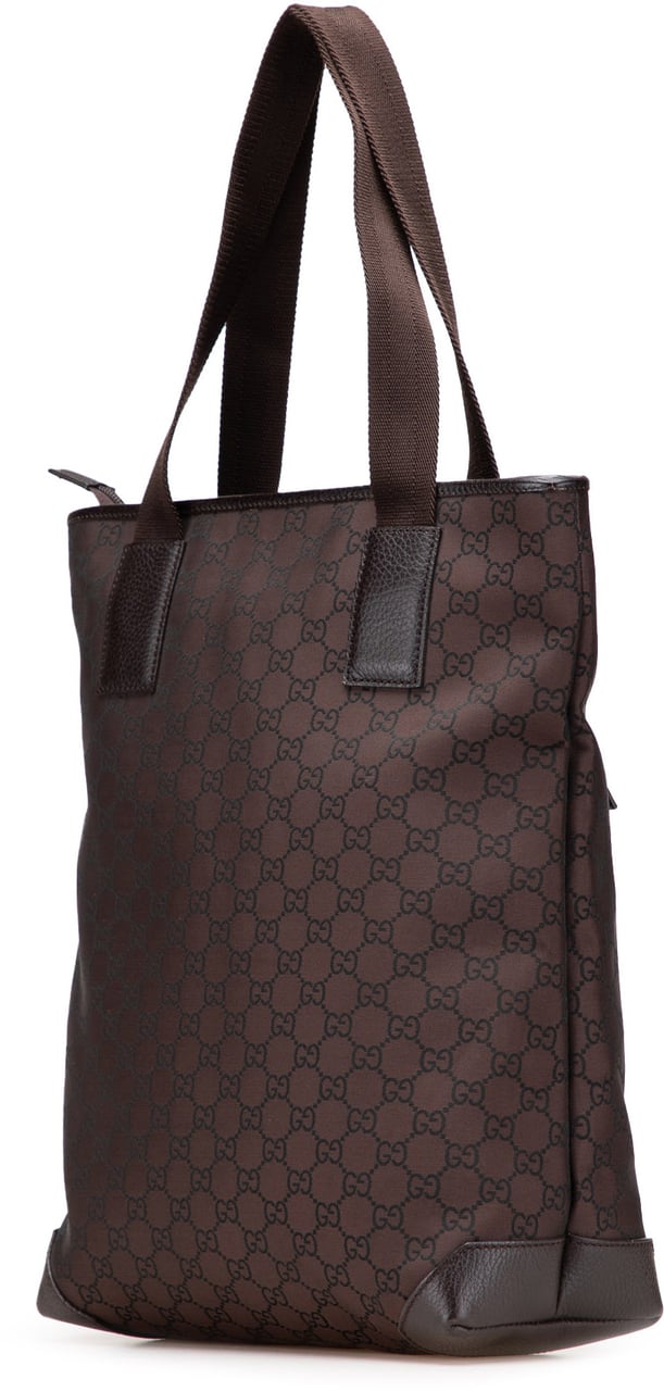 Gucci GG Canvas Tote Bruin