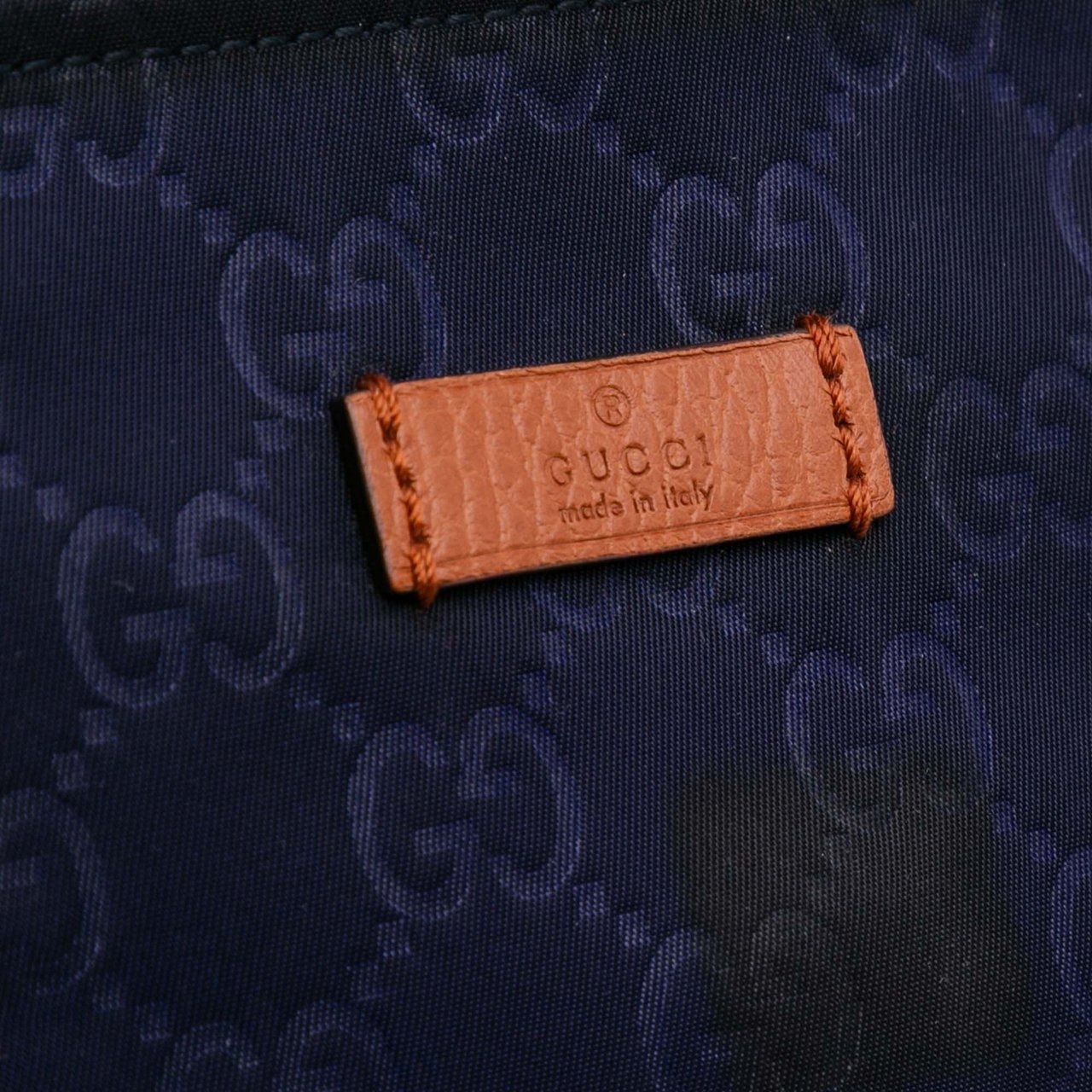 Gucci GG Nylon Web Tote Blauw