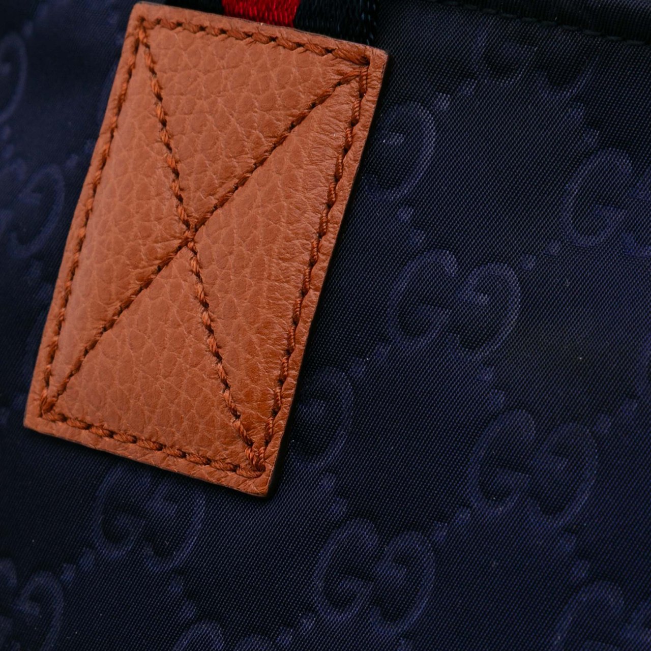 Gucci GG Nylon Web Tote Blauw