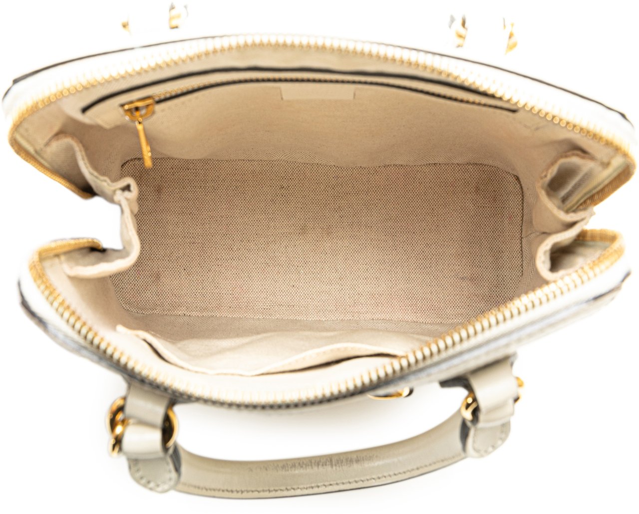 Gucci Small Leather Horsebit 1955 Satchel Wit