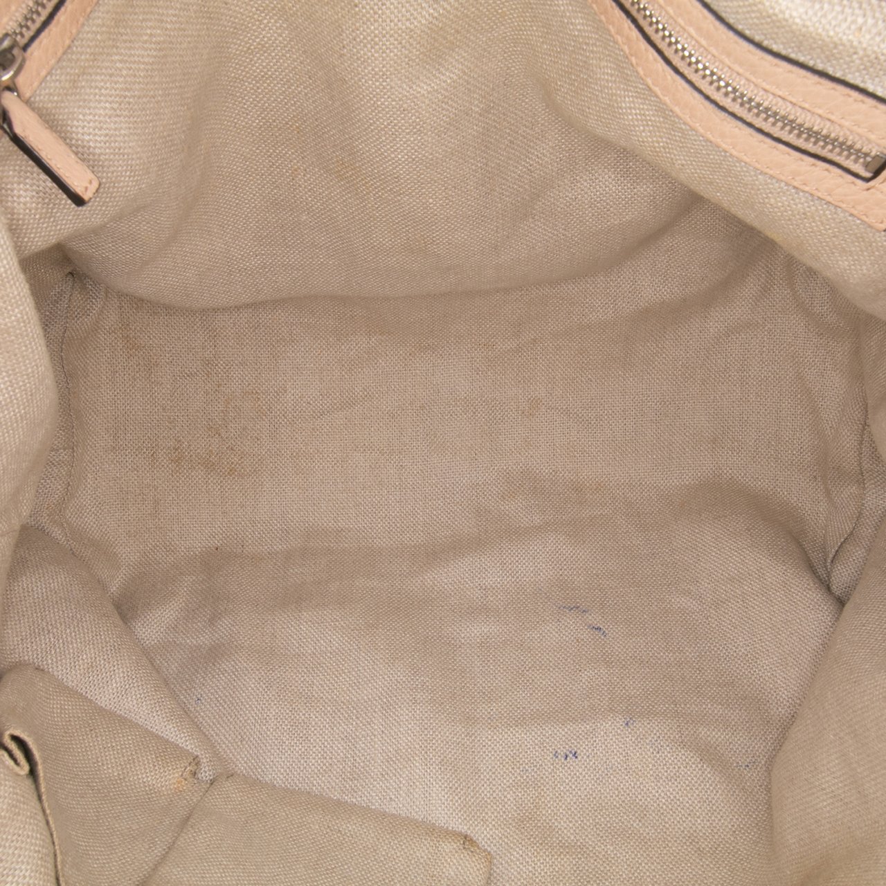 Gucci GG Canvas Icon Bit Tote Bruin