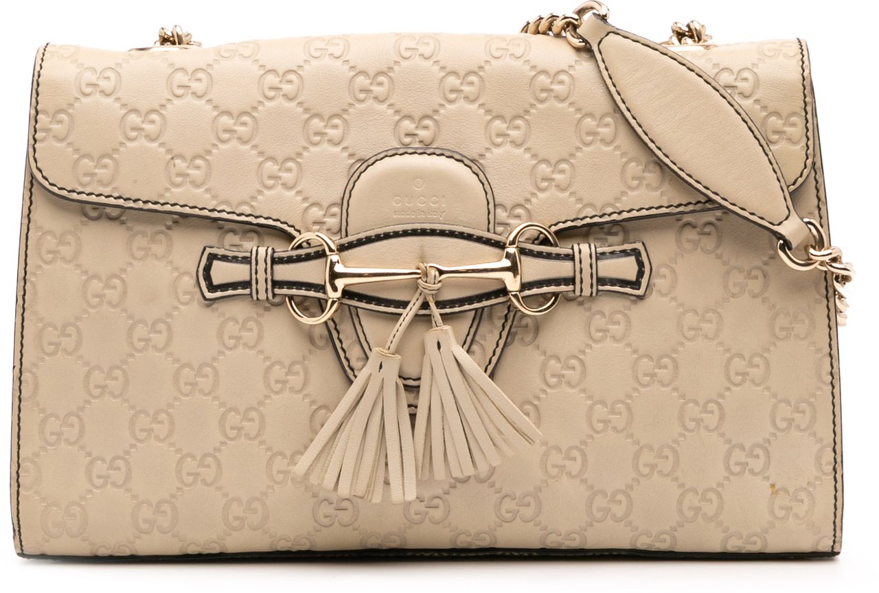 Gucci Medium Guccissima Emily Shoulder Bag Bruin