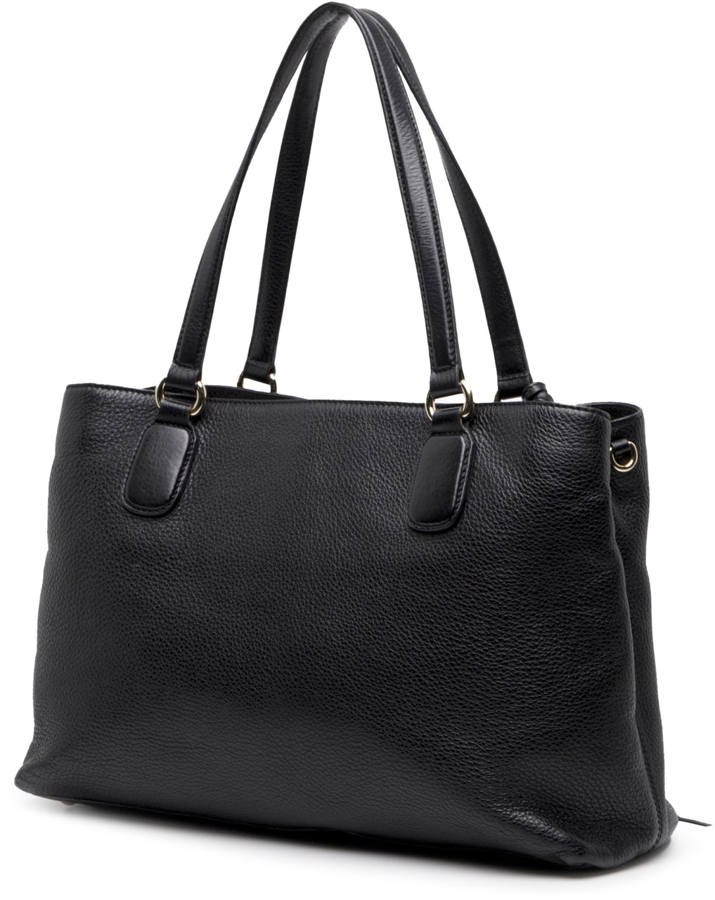Gucci Medium Leather Soho Working Satchel Zwart