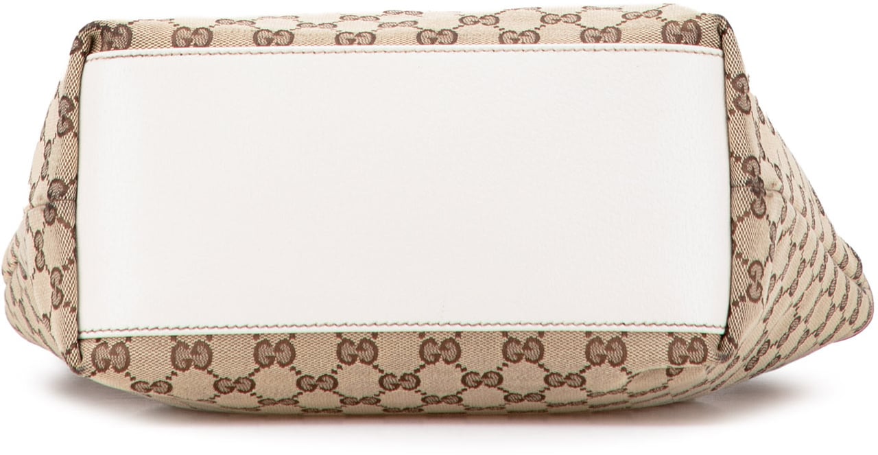 Gucci GG Canvas Charmy Tote Bruin