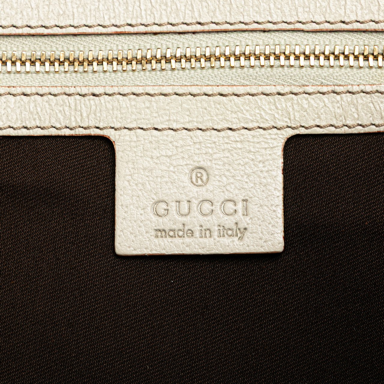 Gucci GG Canvas Charmy Tote Bruin