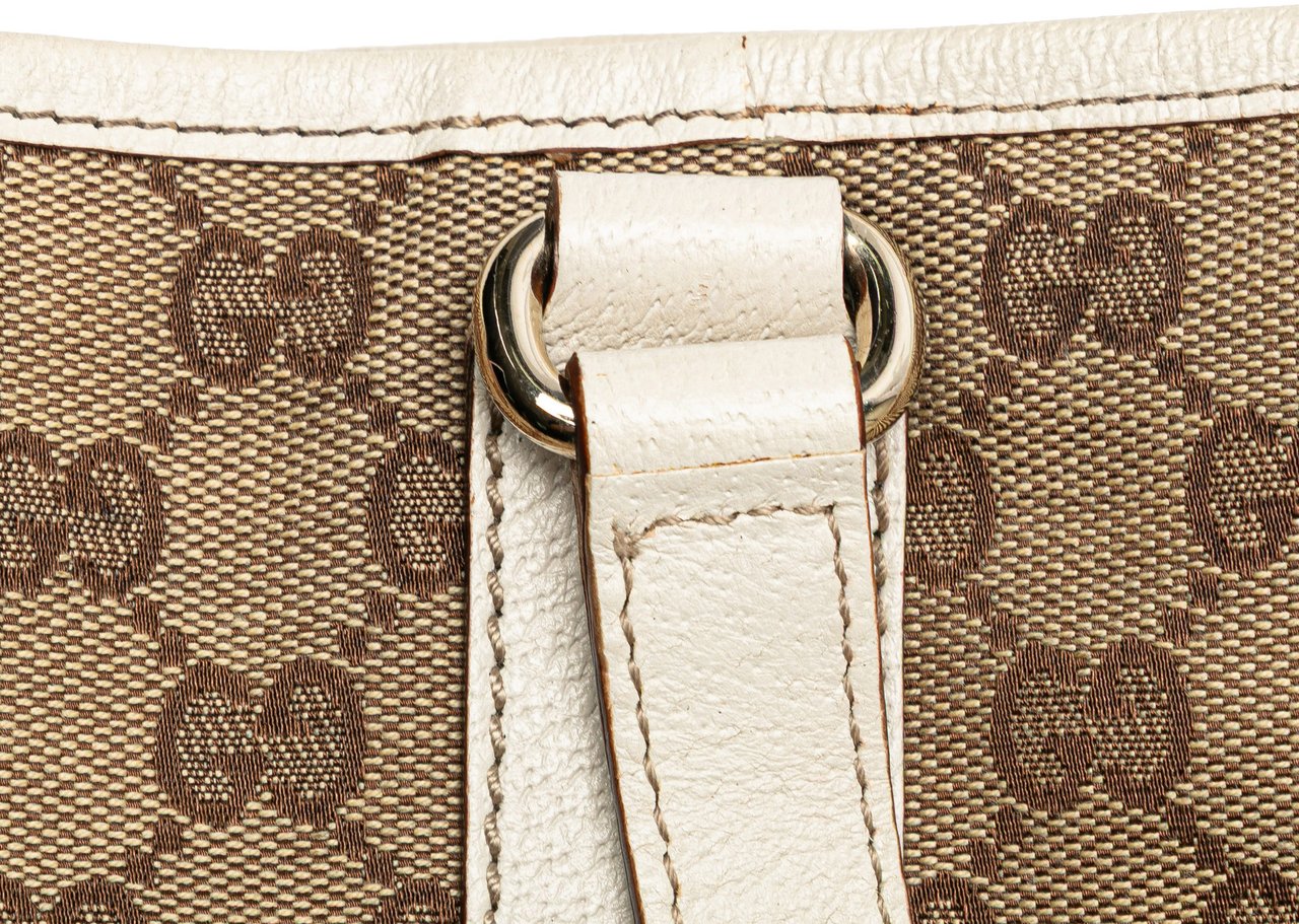 Gucci GG Canvas Charmy Tote Bruin