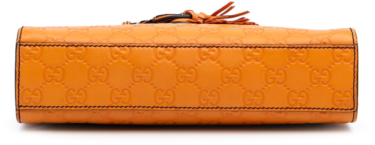 Gucci Small Guccissima Emily Shoulder Bag Oranje