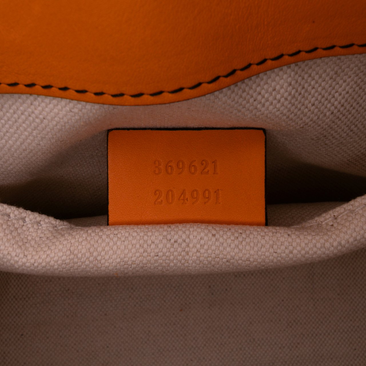 Gucci Small Guccissima Emily Shoulder Bag Oranje
