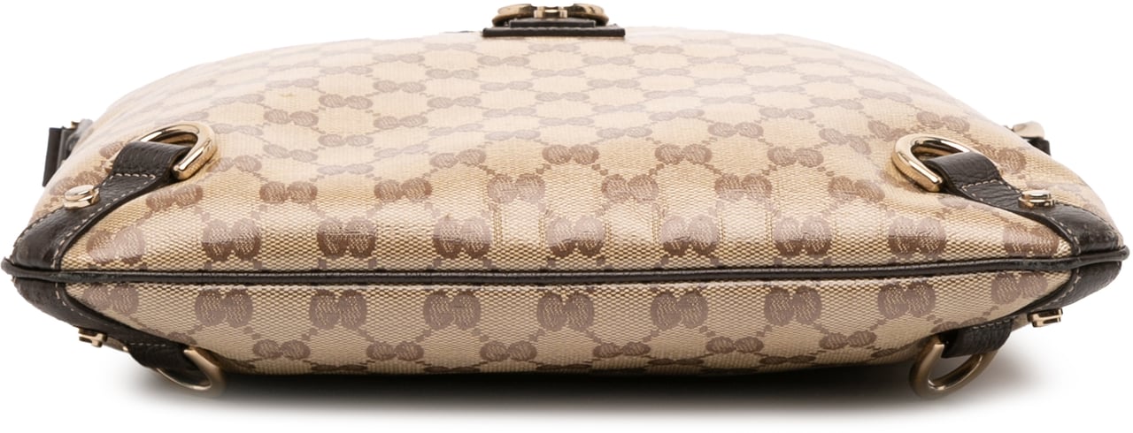 Gucci GG Crystal Abbey D Ring Crossbody Bruin