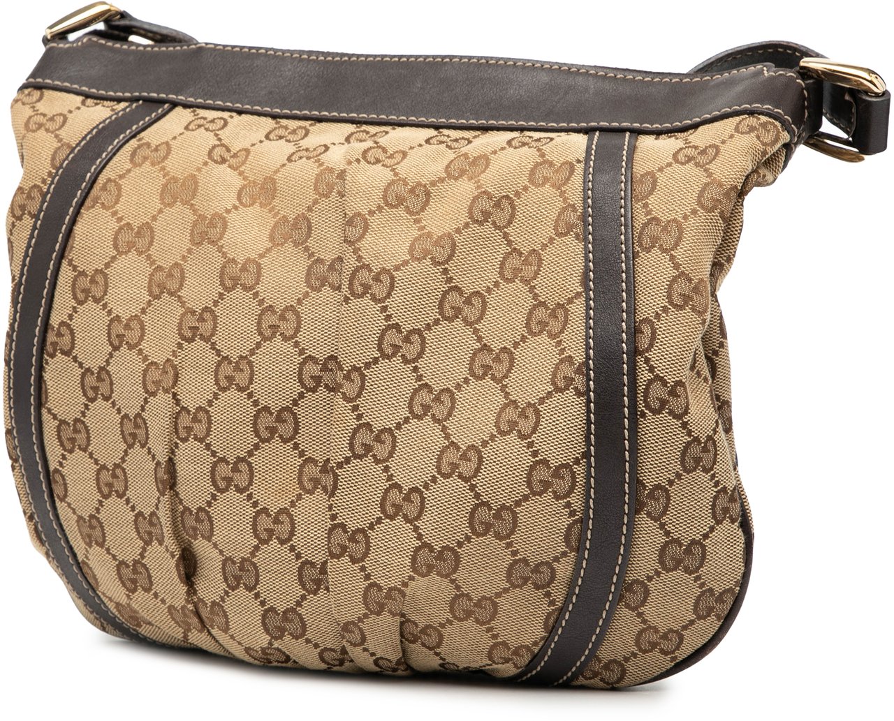 Gucci GG Canvas Abbey D Ring Crossbody Bruin