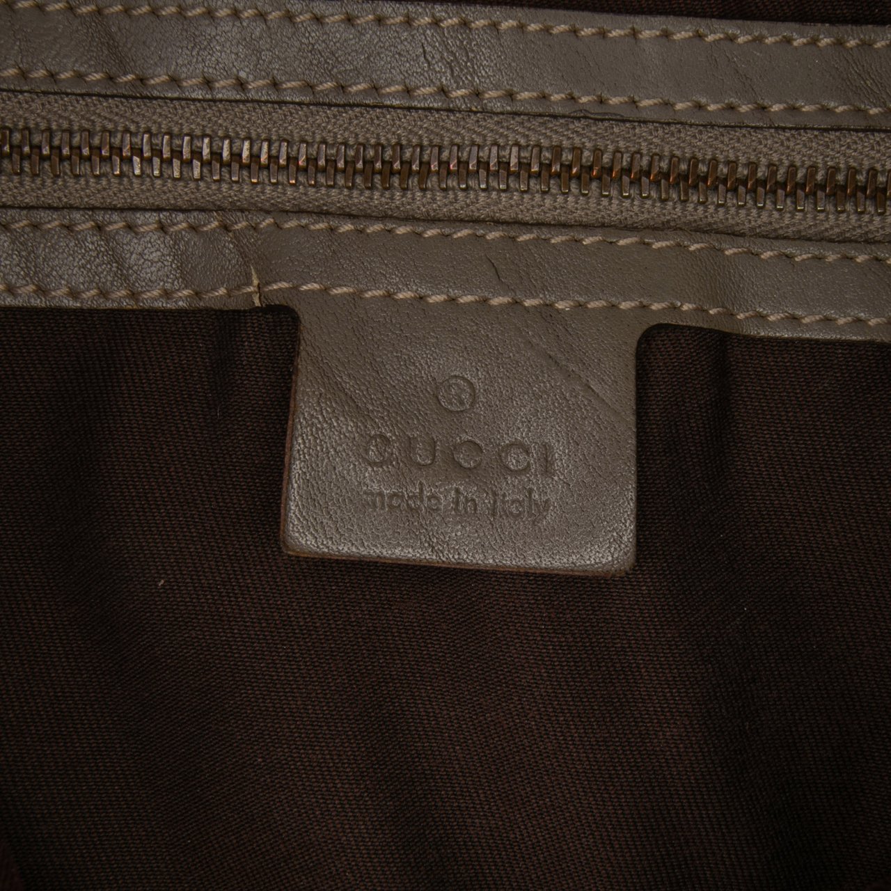 Gucci Medium GG Canvas Jockey Hobo Bruin
