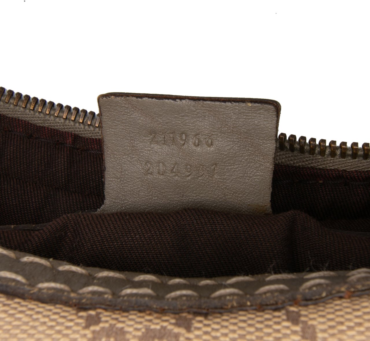 Gucci Medium GG Canvas Jockey Hobo Bruin
