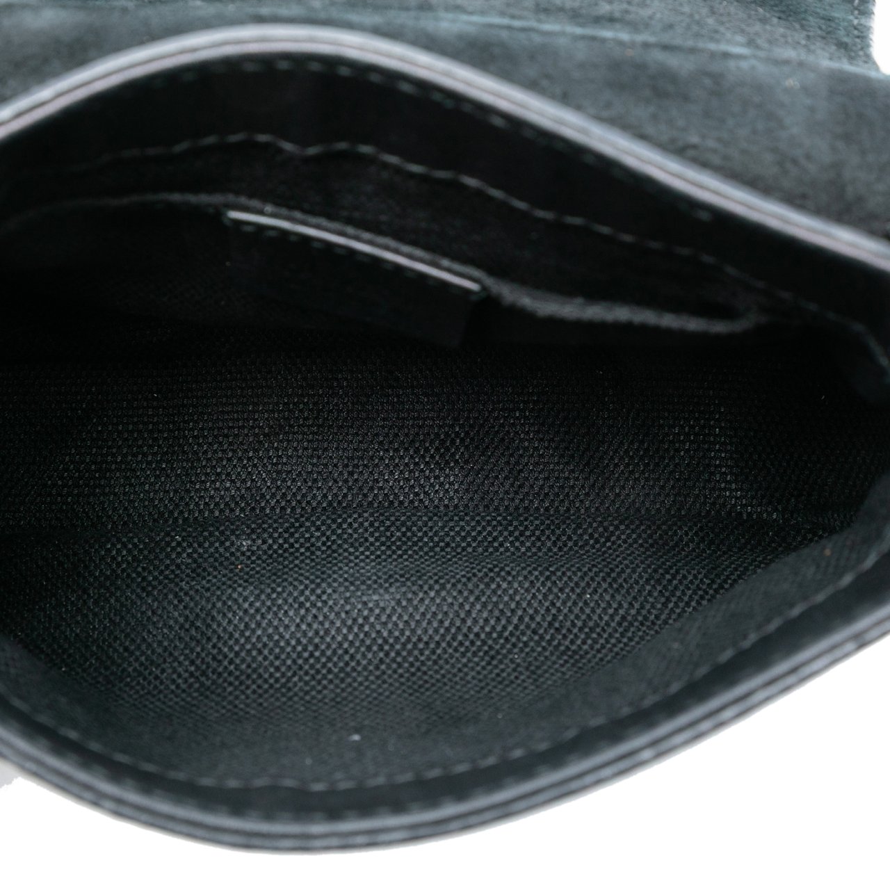 Gucci Small Patent Soho Chain Flap Crossbody Zwart