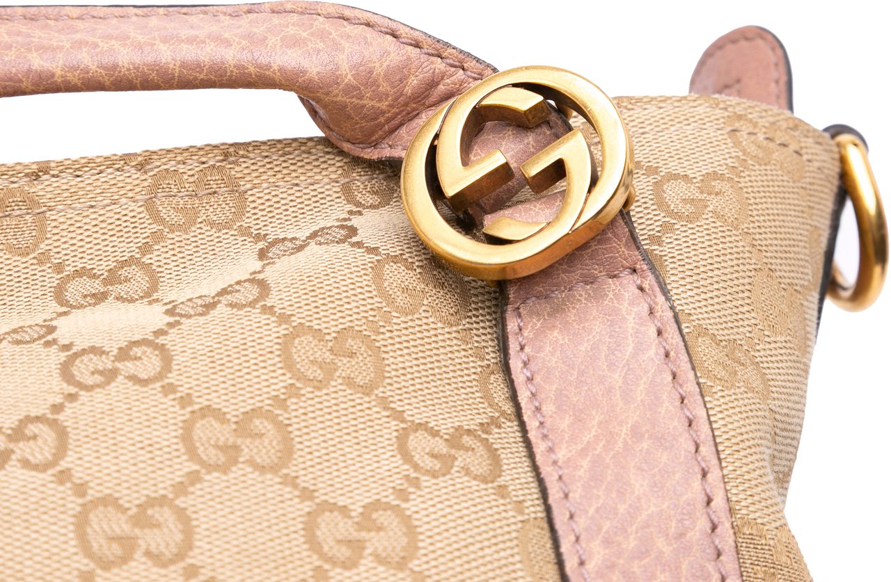 Gucci GG Canvas Miss GG Satchel Bruin