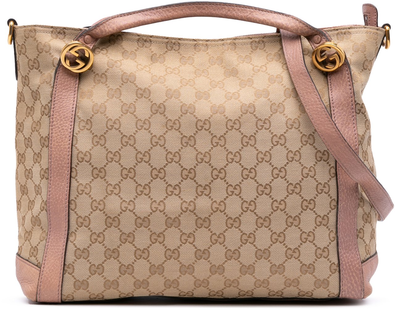 Gucci GG Canvas Miss GG Satchel Bruin