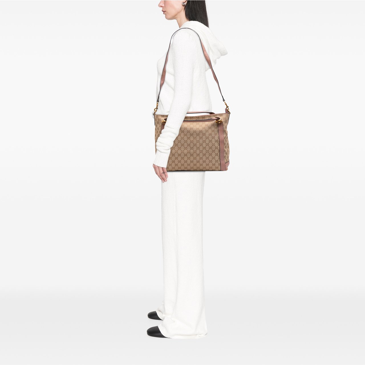 Gucci GG Canvas Miss GG Satchel Bruin