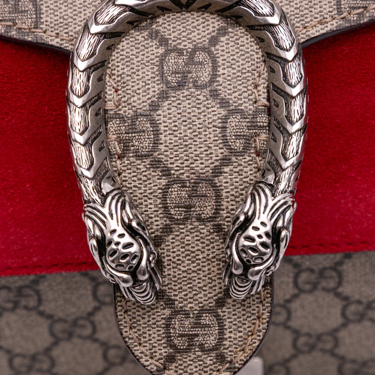 Gucci Small GG Supreme Dionysus Shoulder Bag Bruin