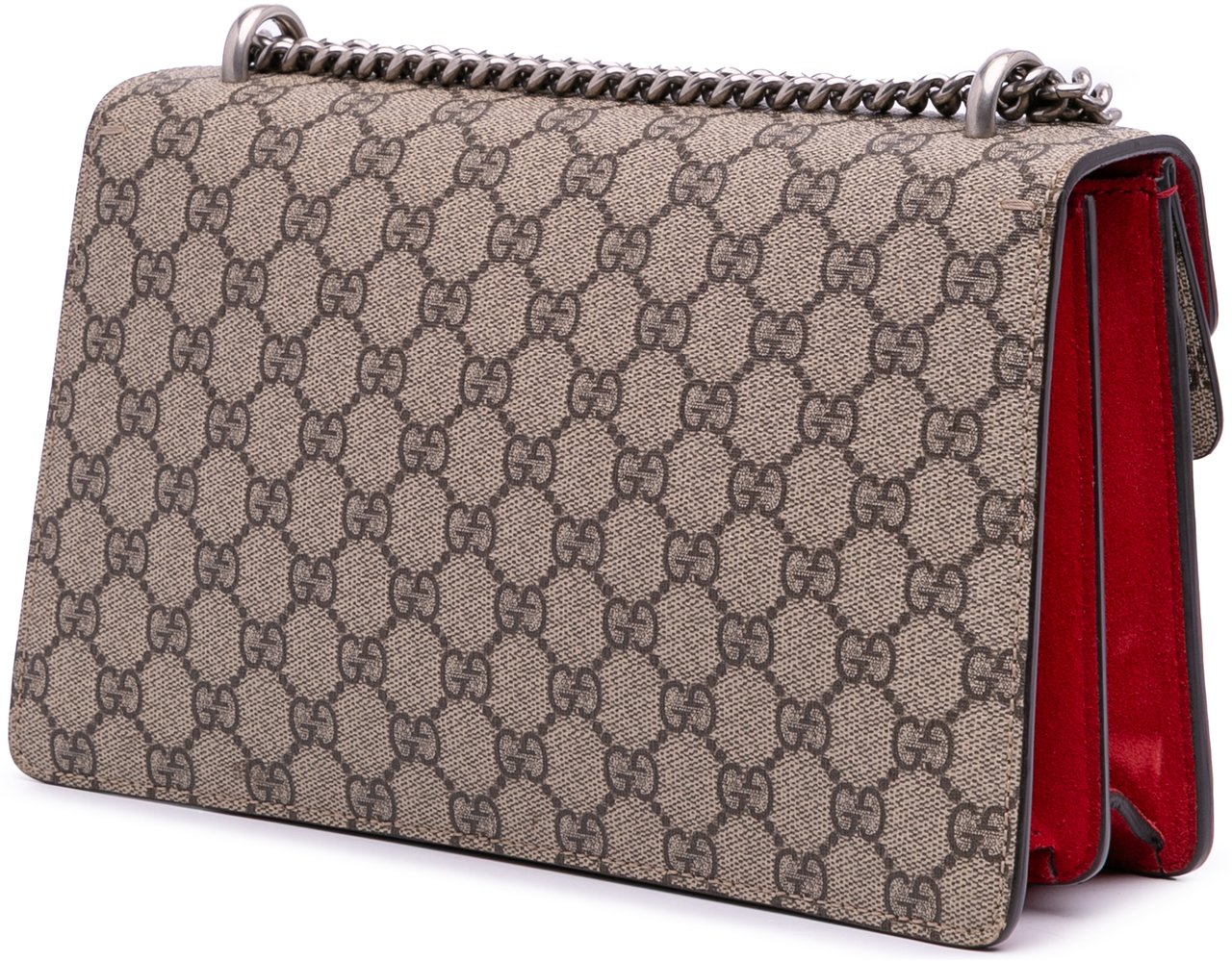 Gucci Small GG Supreme Dionysus Shoulder Bag Bruin