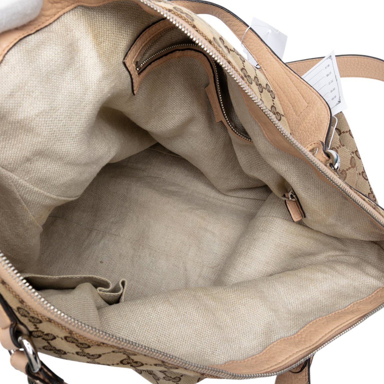 Gucci Large GG Canvas Icon Bit Satchel Bruin