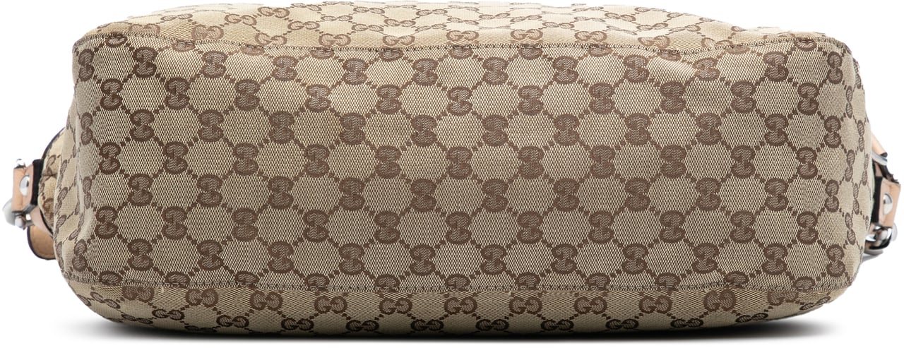 Gucci Large GG Canvas Icon Bit Satchel Bruin