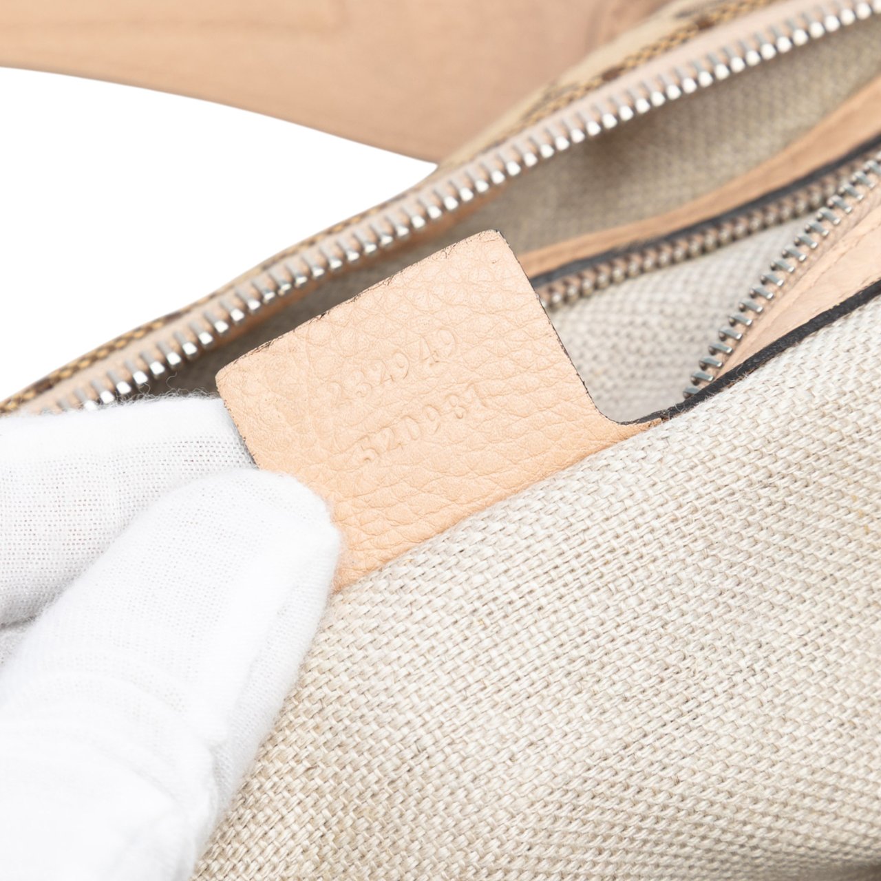 Gucci Large GG Canvas Icon Bit Satchel Bruin