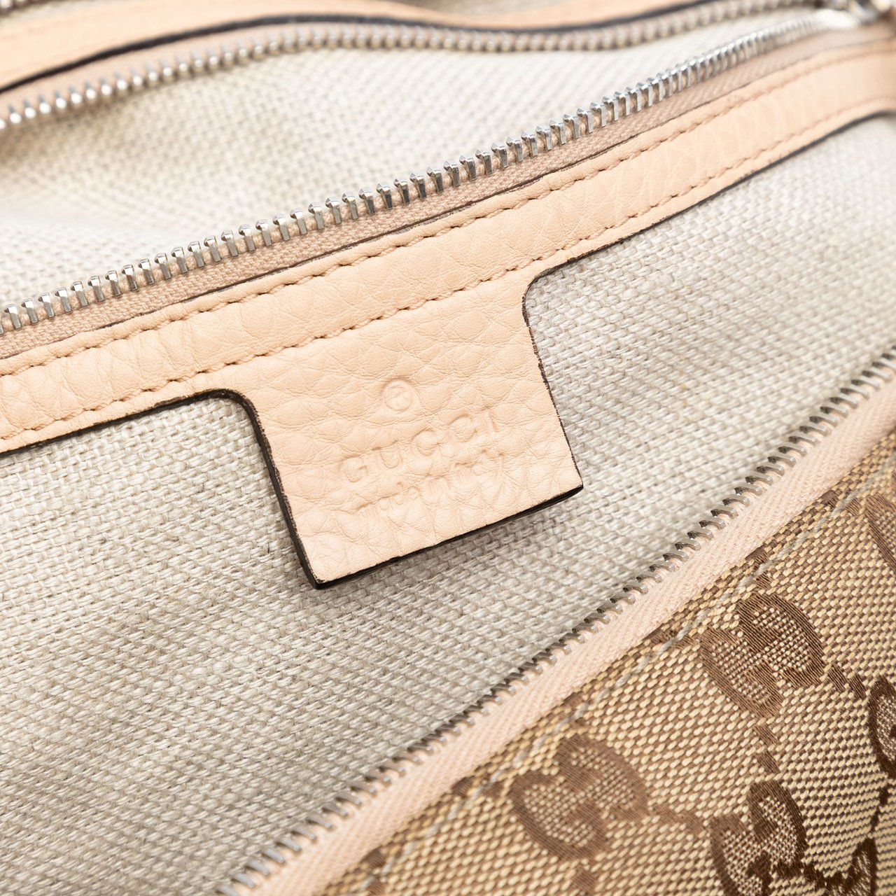 Gucci Large GG Canvas Icon Bit Satchel Bruin