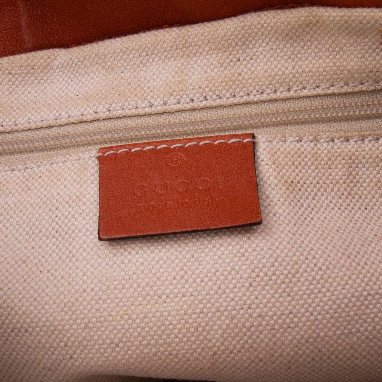 Gucci Guccissima Sukey Satchel Oranje