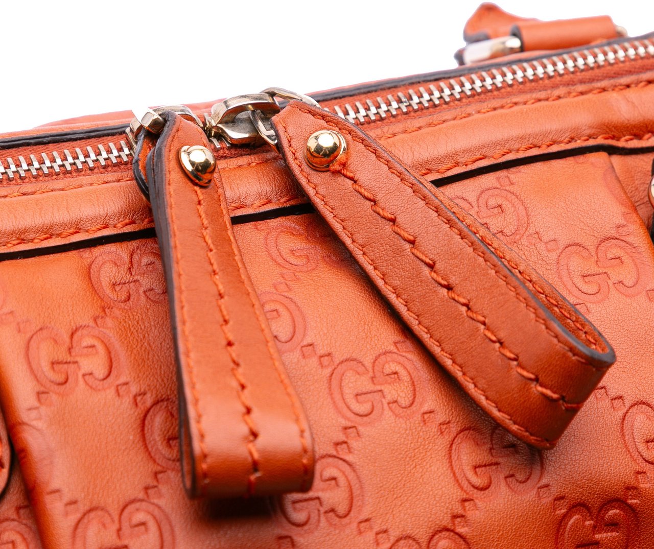 Gucci Guccissima Sukey Satchel Oranje