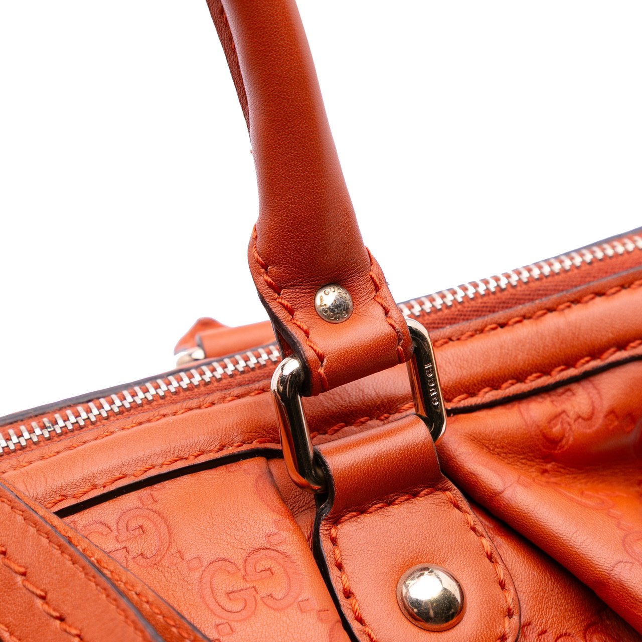 Gucci Guccissima Sukey Satchel Oranje