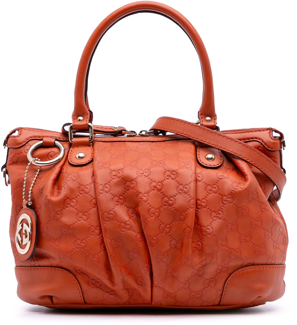 Gucci Guccissima Sukey Satchel Oranje
