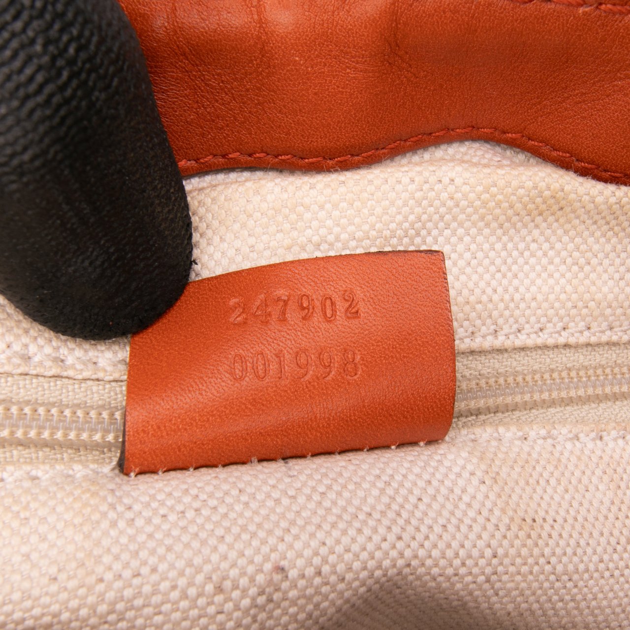 Gucci Guccissima Sukey Satchel Oranje