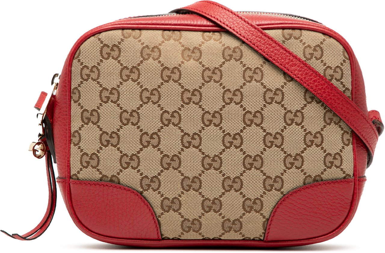 Gucci GG Canvas Bree Crossbody Bruin