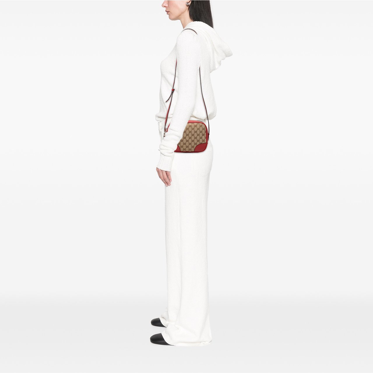 Gucci GG Canvas Bree Crossbody Bruin