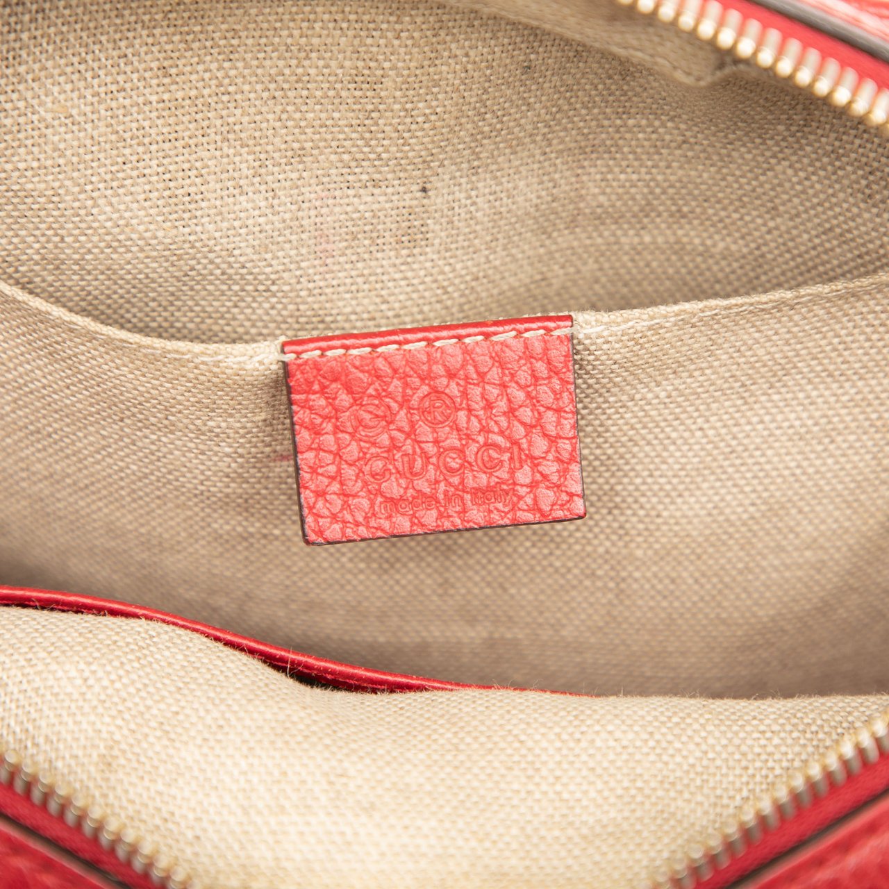 Gucci GG Canvas Bree Crossbody Bruin