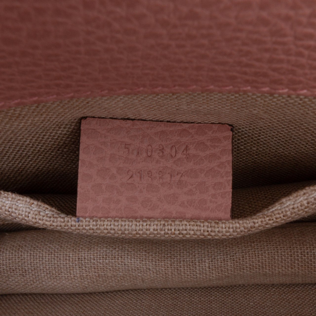 Gucci Small Dollar Calfskin Interlocking G Crossbody Roze